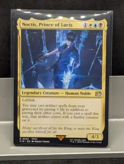 Noctis, Prince of Lucis X1 NM Final Fantasy MTG - Image 1