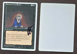 Signed MTG Magic Artist Proof _ Italian 4E Fourth Ed _ MIND TWIST _Julie Baroh - Image 4