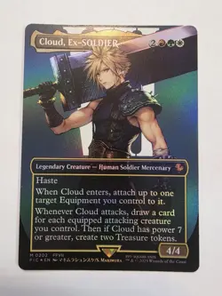 Cloud, Ex-SOLDIER 0202 Borderless Final Fantasy Foil - Image 7