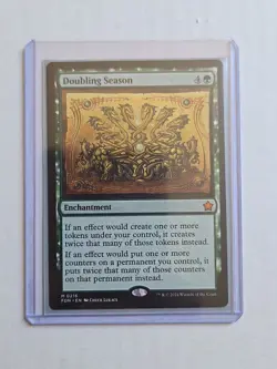 Doubling Season - Foundations - NM - MTG Magic - Mythic - Enchantment - Image 2