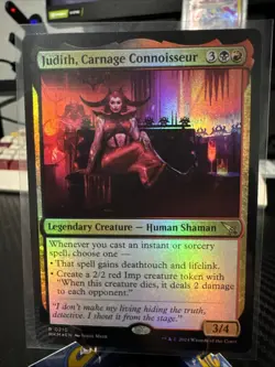 Judith, Carnage Connoisseur Murders at Karlov Manor Foil - Image 2