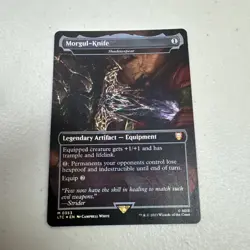FOIL MORGUL-KNIFE (SHADOWSPEAR) (BORDERLESS) The Lord Of The Rings: Tales Of Mid - Image 1