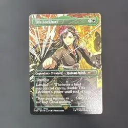 Tifa Lockhart MagicCon 2025 Promo Non-Foil MTG Card Used - Image 1