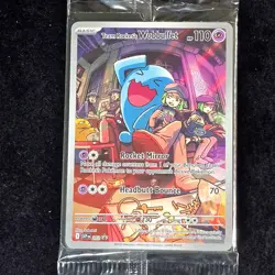 Team Rocket's Wobbuffet SVP203 Black Star Promo Sealed 203 S & V Pokemon - Image 3