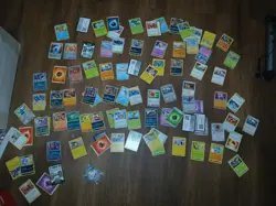 Box Of Random Pokémon Cards (Half A Shoe Box, Holos And Commons) + Pikachu Promo - Image 6