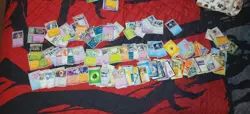 Box Of Random Pokémon Cards (Half A Shoe Box, Holos And Commons) + Pikachu Promo - Image 8