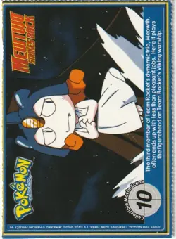1999 Pokemon Burger King PokeTrivia Movie Card '#151 Mew', Original 151, NM - Image 2