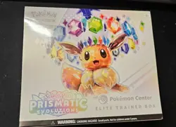 New Prismatic Evolutions Pokemon Center Exclusive ETB - Sealed Elite Trainer Box - Image 1