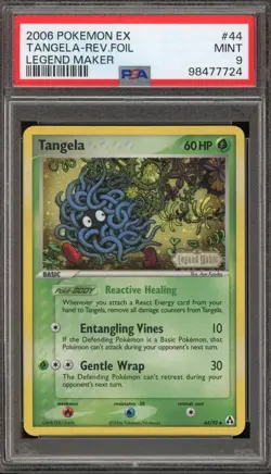 Pokemon Tangela EX Legend Maker Reverse Holo #44 PSA 9 Mint - Image 1