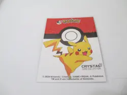 2024 Ice Pokemon Crystal Card Collection Nidoking #034 Veneno - Image 4