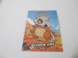 2024 Ice Pokemon Crystal Card Collection Cubone #104 Tierra - Image 1
