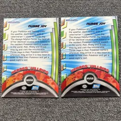 Nurse Joy HV16 Pokemon Topps Series 3 Blue Logo First Printing Holo and NonHolo - Image 14