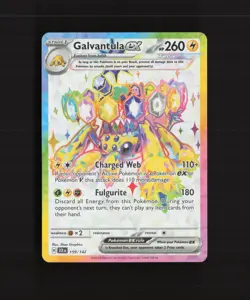 Galvantula ex 159/142 Stellar Crown Full Art Ultra Rare Holo Pokemon Card NM - Image 1