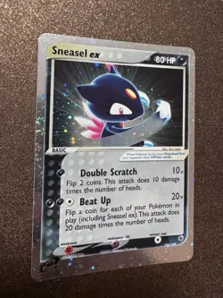 Pokémon Sneasel EX NM Ruby and Sapphire Holo TRIPLE SWIRL NM 103/109 - Image 21