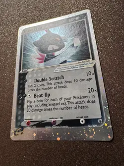 Pokémon Sneasel EX NM Ruby and Sapphire Holo TRIPLE SWIRL NM 103/109 - Image 3