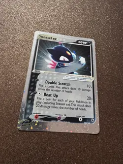 Pokémon Sneasel EX NM Ruby and Sapphire Holo TRIPLE SWIRL NM 103/109 - Image 4
