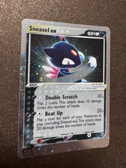 Pokémon Sneasel EX NM Ruby and Sapphire Holo TRIPLE SWIRL NM 103/109 - Image 5