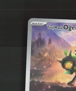 Teal Mask Ogerpon SVP123 Full Art Black Star Promo Holo Pokemon Card NM - Image 3