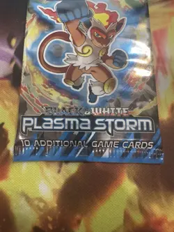 Pokemon Black & White Plasma Storm Vintage Pack - Infernape Art Sealed - Image 6