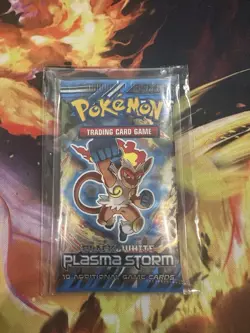 Pokemon Black & White Plasma Storm Vintage Pack - Infernape Art Sealed - Image 9
