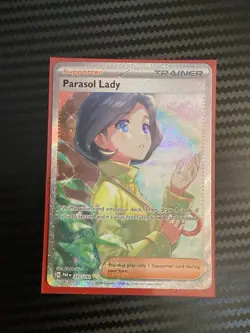 Pokemon: 1x Parasol Lady - 255/182 - Special Illustration Rare - NM SV Paradox R - Image 1