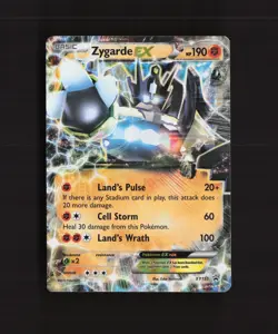 Zygarde EX XY151 Black Star Promo Holo Pokemon Card LP - Image 1