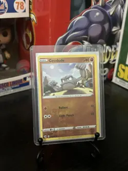 Pokemon TCG Sword & Shield Fusion Strike - Geodude Reverse Holo #135/264 - Image 6