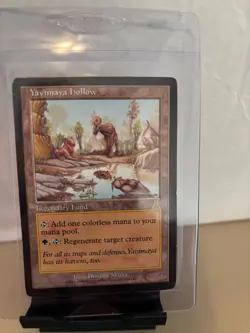 MTG â€“ Magic the Gathering â€“ Yavimaya Hollow â€“ Urzaâ€™s Destiny â€“ Land â€“ LP - Image 1