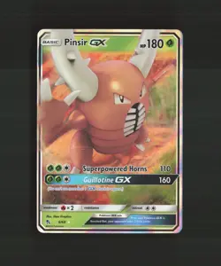 Pinsir GX 6/68 SM Hidden Fates Ultra Rare Holo Pokemon Card NM - Image 1