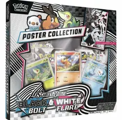 Pokemon TCG Black Bolt & White Unova Poster Collection Case (6 Boxes) On Hand. - Image 1