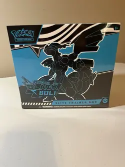 Pokemon Scarlet and Violet: Black Bolt Elite Trainer Box ETB SEALED IN HAND - Image 1