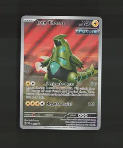 Iron Thorns SVP098 SV Full Art Black Star Promo Holo Pokemon Card NM - Image 1