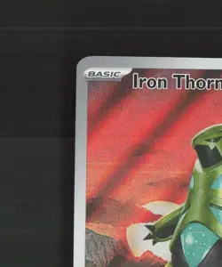 Iron Thorns SVP098 SV Full Art Black Star Promo Holo Pokemon Card NM - Image 3