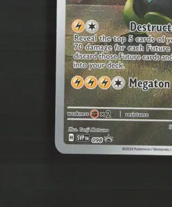 Iron Thorns SVP098 SV Full Art Black Star Promo Holo Pokemon Card NM - Image 5