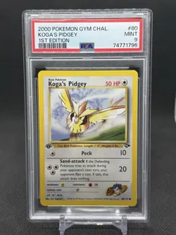 Pokémon TCG - Koga's Pidgey - 80/132 - Gym Challenge 1st Edition - PSA 9 - Image 3