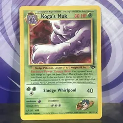 1x Koga's Muk - 26/132 - Gym Challenge - Pokémon Card - LP - Image 1