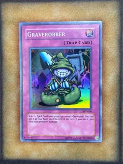 Yugioh Graverobber PSV-008 Super Rare 2017 Print NM - Image 1