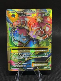 PokÃ©mon TCG Mega-Venusaur-EX Evolutions Holo Full Art Ultra Rare Card 100/108 - Image 1