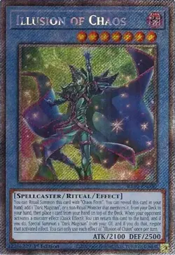 x1 Illusion of Chaos - RA02-EN020 - Platinum Secret Rare - 1st Edition Yu-Gi-Oh! - Image 1
