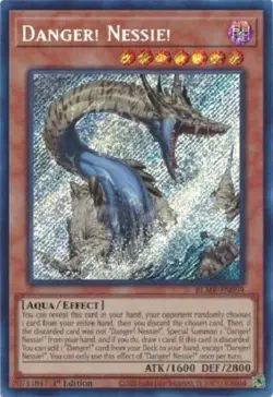 *** DANGER! NESSIE! *** 1ST EDITION ORIGINAL SECRET RARE CYHO-EN083 YUGIOH! - Image 2