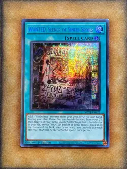 Yugioh WANTED: Seeker of Sinful Spoils MP24-EN122 Secret Rare 1st Ed NM - Image 1