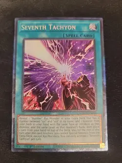 Seventh Tachyon MZTM-EN016 Yugioh Maze of the Master 1st Ed Collector's Rare - Image 1