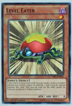 Yugioh! Level Eater SR01-EN020 Common 1st Edition - Image 1