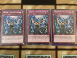 Yugioh Infinite Impermanence Secret Rare RA01-EN075 x3 Near Mint - Image 1
