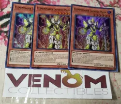 3x (M/NM) Elementsaber Lapauila Mana FLOD-EN025 Super Rare Unlimited YuGiOh - Image 1