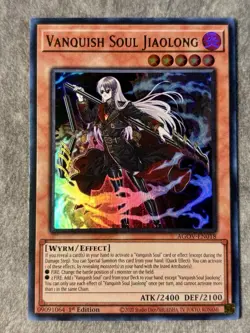 Vanquish Soul Jiaolong AGOV-EN018 Near Mint Ultra Rare 1st Edition Yu-Gi-Oh! - Image 1