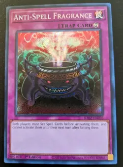 Anti-Spell Fragrance RA02-EN076 1st Ed Secret Rare Rarity Collection II Yu-Gi-Oh - Image 1