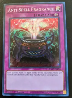 Anti-Spell Fragrance RA02-EN076 1st Ed Secret Rare Rarity Collection II Yu-Gi-Oh - Image 13