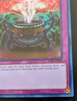Anti-Spell Fragrance RA02-EN076 1st Ed Secret Rare Rarity Collection II Yu-Gi-Oh - Image 5