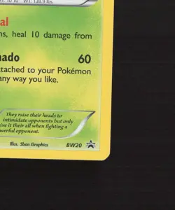 Serperior BW20 Black & White Black Star Promo Holo Pokemon Card LP - Image 6